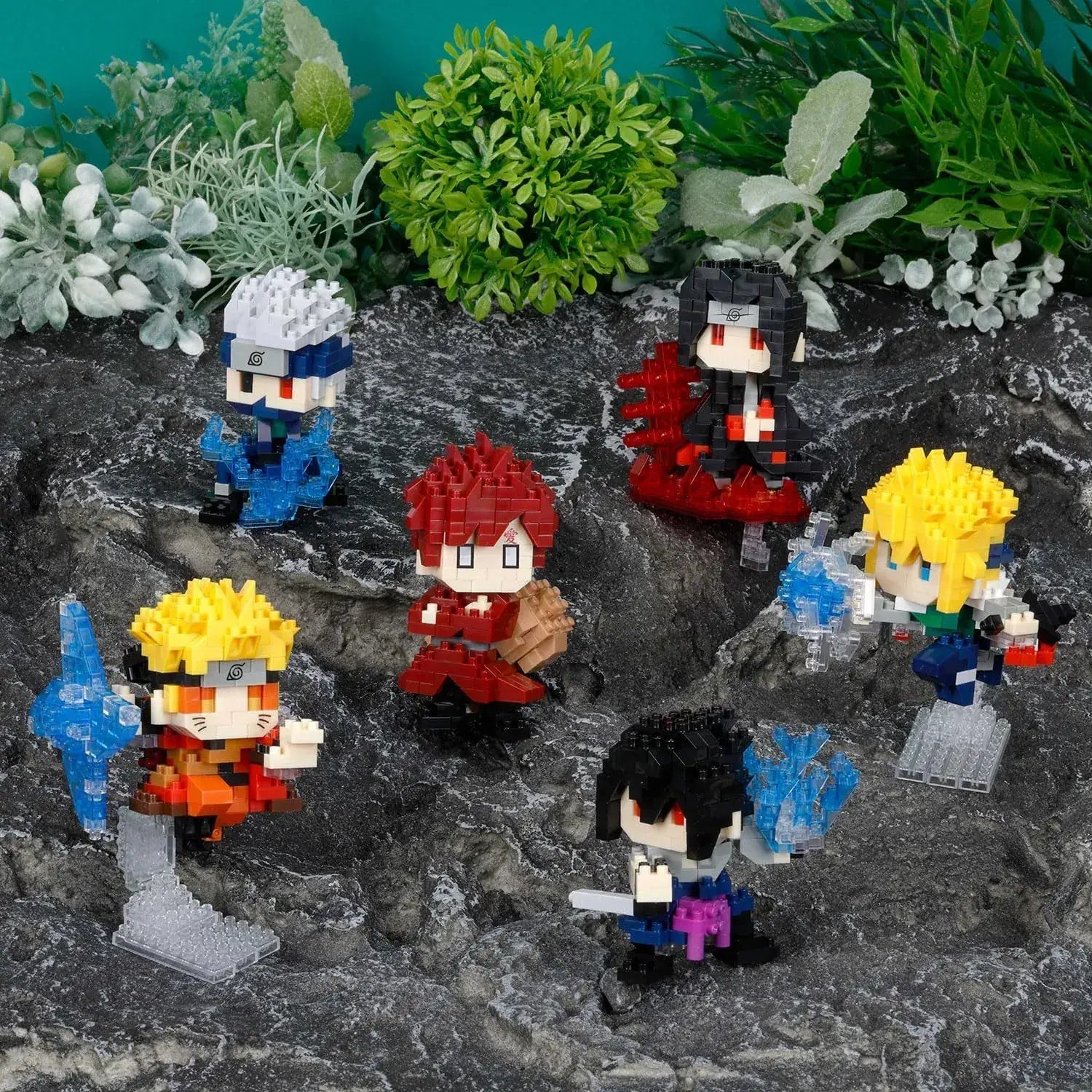 Kawada Nanoblock Naruto Shippuden Uchiha Itachi Model Kit Toy