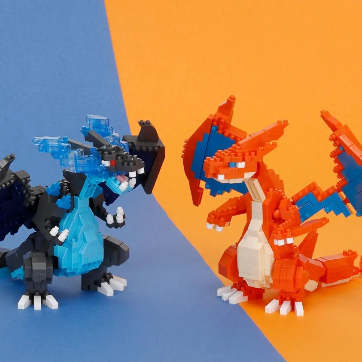 Kawada Nanoblock Pokemon Mega Charizard X Model Kit Building Toy