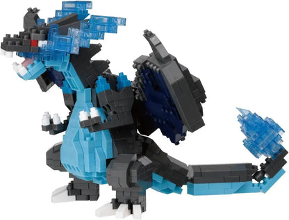 Kawada Nanoblock Pokemon Mega Charizard X Model Kit Building Toy
