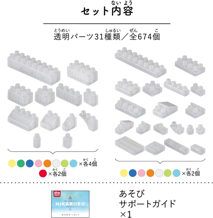Kawada ND-05 Diamond Block HIKARIIRO Building Toy for Kids