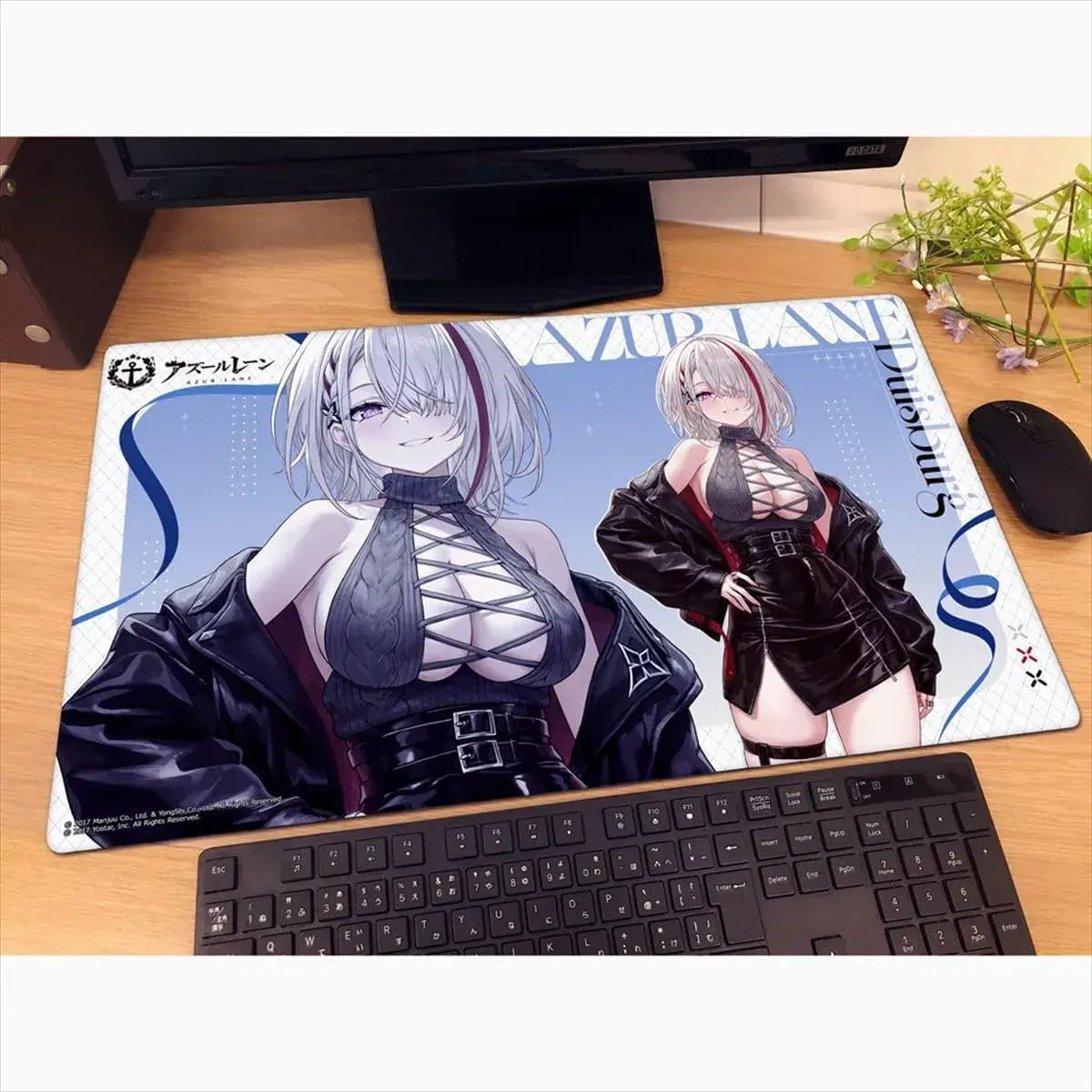 Keith Azure Lane Drawing Rubber Mat Winter Date
