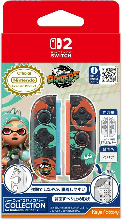 Keys Factory Splatoon Raiders Accessory Set - Joy Con 2-Pack TPU Cover - 4528272010344
