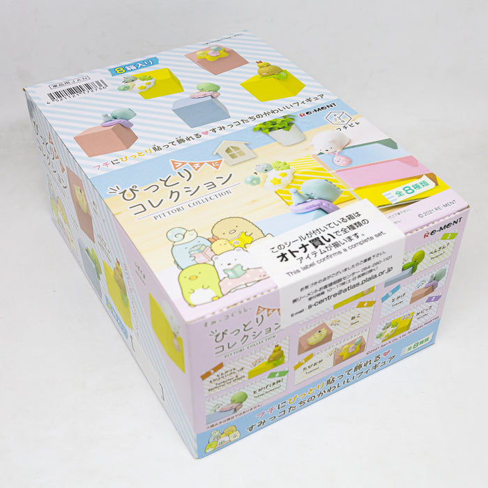 RE-MENT Sumikkogurashi Fuchi Ni Pittori Collection Vol.8 8-teilige Box
