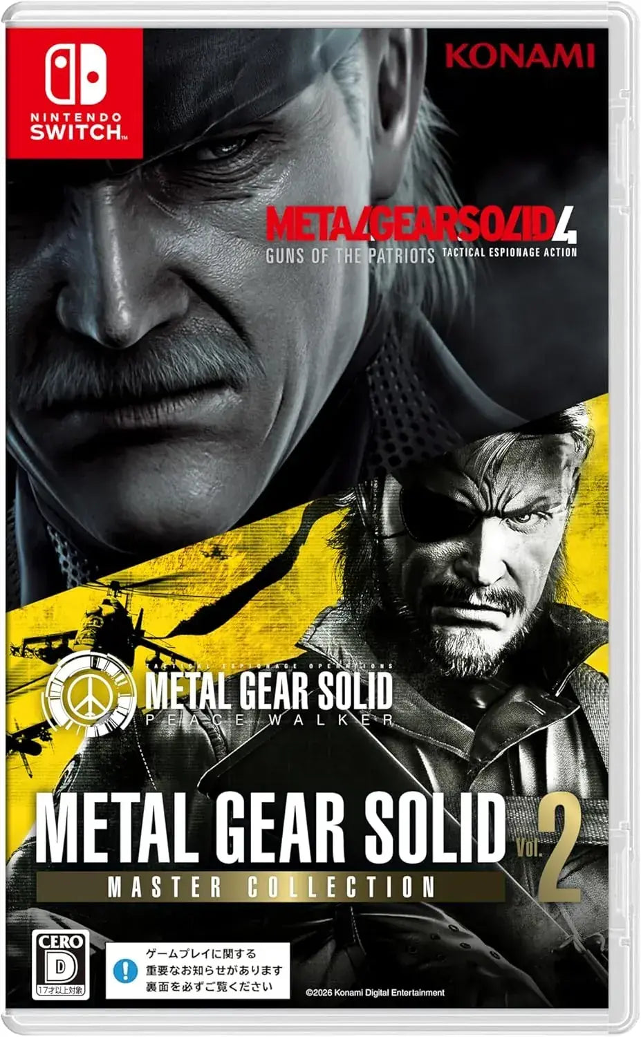 Konami Digital Entertainment Metal Gear Solid Master Collection Video Game - Switch Standard Edition - 4988602179897