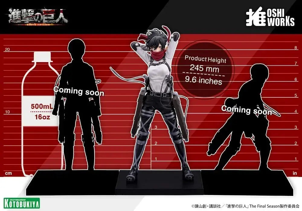 Kotobukiya Attack on Titan Mikasa Ackerman PVC Figure
