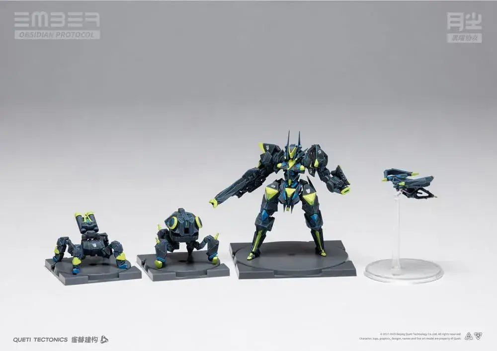 Kotobukiya Ember Obsidian Protocol Raid Starter Set Model Kit