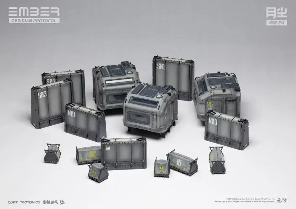 Kotobukiya Ember Obsidian Protocol Raid Starter Set Model Kit