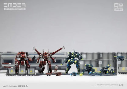 Kotobukiya Ember Obsidian Protocol Raid Starter Set Model Kit