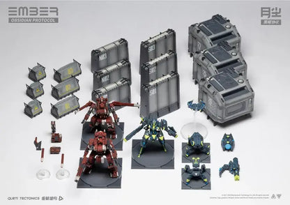 Kotobukiya Ember Obsidian Protocol Raid Starter Set Model Kit