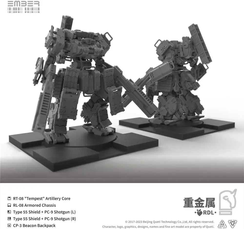 Kotobukiya Ember Obsidian Protocol RDL Heavy Metal Expansion Pack