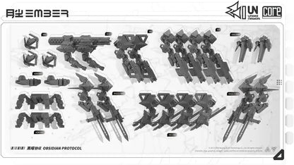Kotobukiya Ember Obsidian Protocol UN Core Pack Plastic Kit