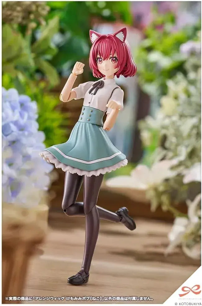 Kotobukiya Make-Up Wig Cat Ears Bob Hair 1 10 Scale Model