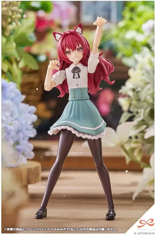 Kotobukiya Make-Up Wig Cat Ears Bob Hair 1 10 Scale Model