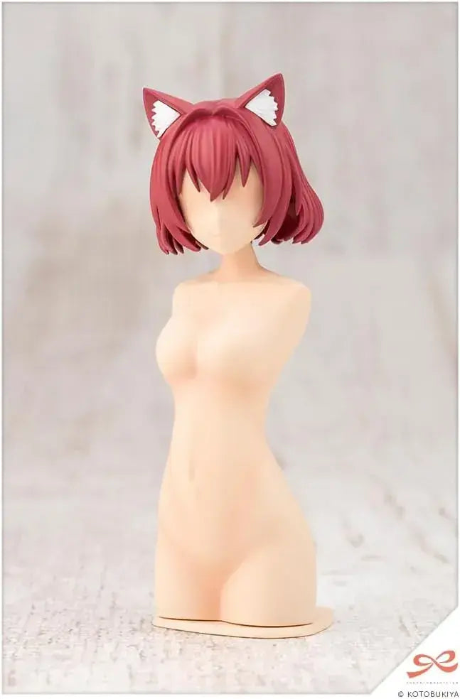 Kotobukiya Make-Up Wig Cat Ears Bob Hair 1 10 Scale Model