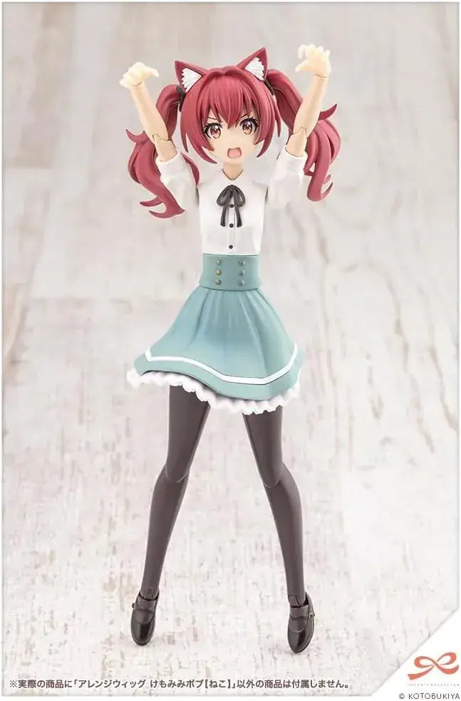 Kotobukiya Make-Up Wig Cat Ears Bob Hair 1 10 Scale Model