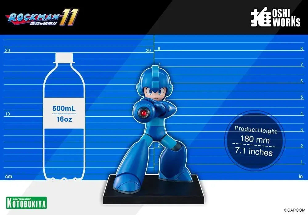 Kotobukiya Mega Man OSHI Works Non-Scale PVC Painted Figure