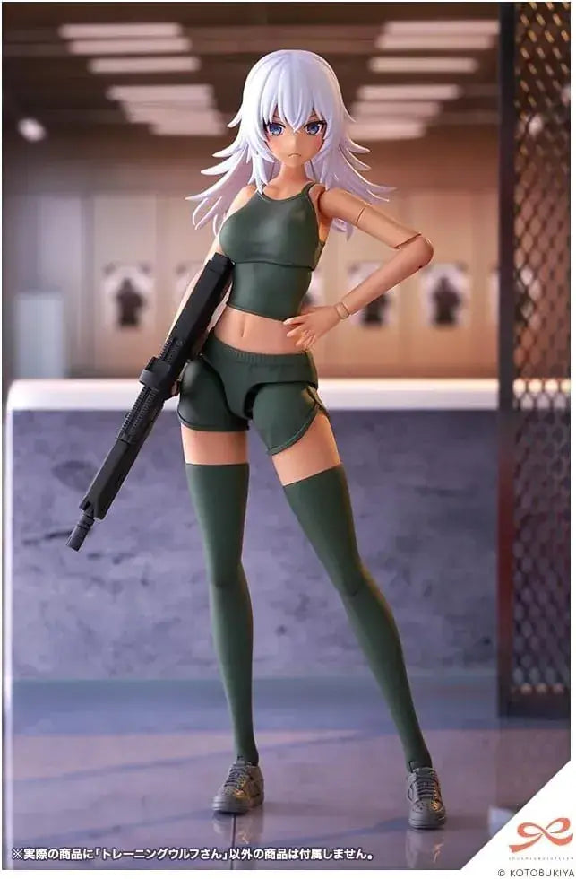 Kotobukiya Sosei Girl Garden Training Wolf 1/10 Scale Model 6.4in