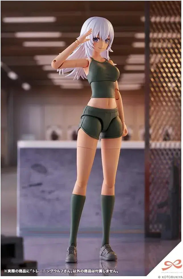 Kotobukiya Sosei Girl Garden Training Wolf 1/10 Scale Model 6.4in