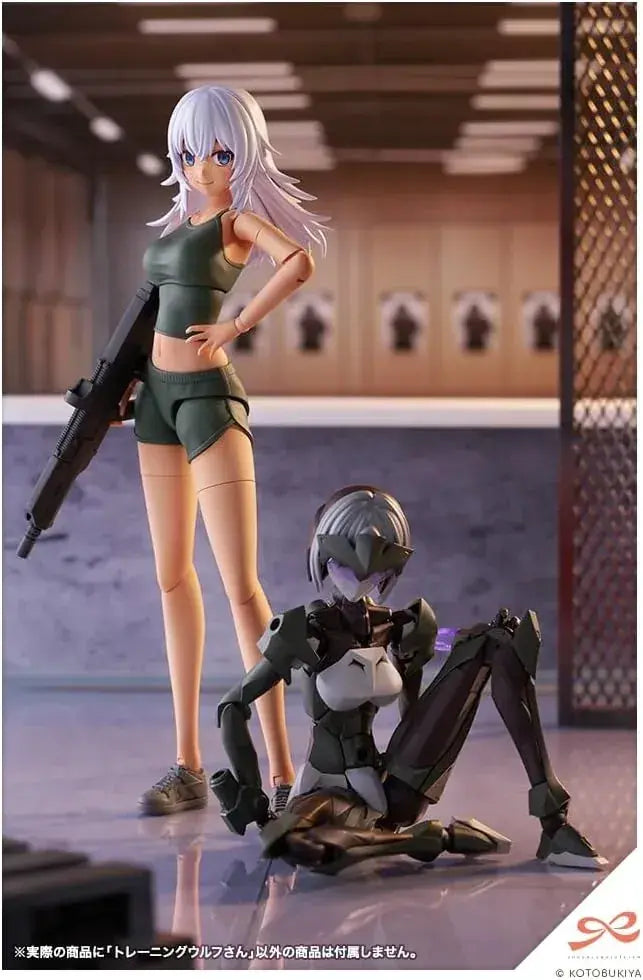Kotobukiya Sosei Girl Garden Training Wolf 1/10 Scale Model 6.4in