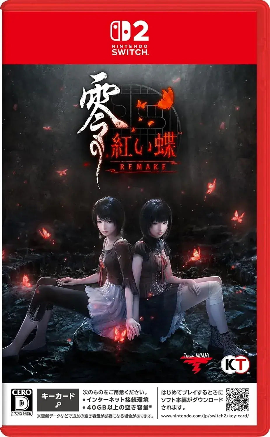 KT Zero Red Butterfly Remake Video Game - Switch2 Standard Edition - 4988615211386