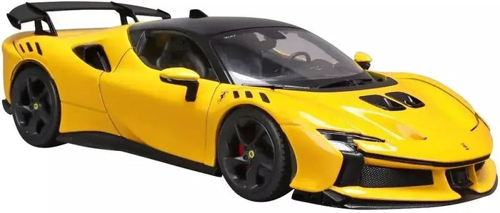 Kyosho Bburago 1/24 SF90 XX Stradale Yellow Model Car Finished