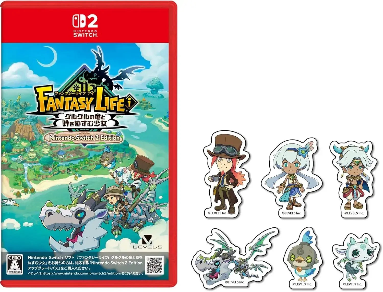 Level Five Fantasy Life I Nintendo Switch 2 Game - Amazon Exclusive - 2200630154595