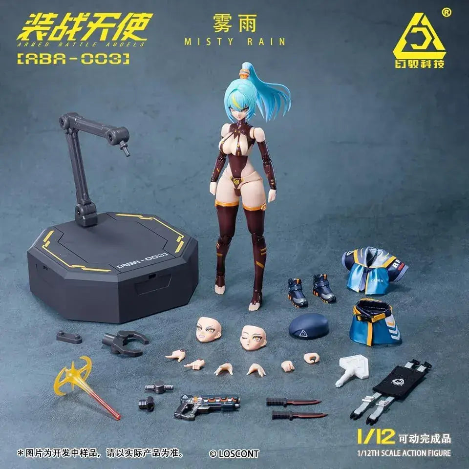 Loscont Combat Angels Misty Rain 1 12 Scale Action Figure
