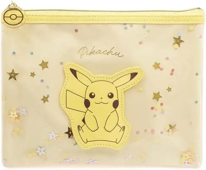 Marimo Craft Pokemon Glasses Case Pikachu Confetti Case - Flat Pouch - 4994209367230