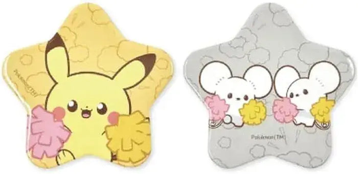 Marimo Craft Pokemon Pikachu Tin Badge Set of 2