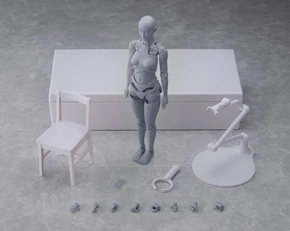 Max Factory Nishimura Style Olive-san Gray Action Figure Plastic