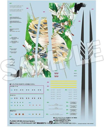 Max Factory YF-29 Galaxy 1/20 Scale Plastic Model Kit Set