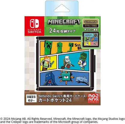 Max Games Nintendo Switch 2 Card Case Card Pocket 24 Holder - Micra Comic Design - 4969123261698