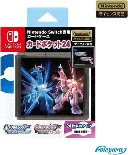 Max Games Nintendo Switch 2 Card Case Card Pocket 24 Holder - Pokemon Dialga Palkia - 4969123261087
