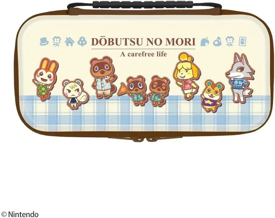 Max Games Switch2-MX Smart EVA Pouch Case - Animal Crossing New Horizons Gingham Check - 4969123262206