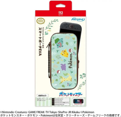 Max Games Switch2-MX Smart EVA Pouch Case - Pokémon Botanical Garden - 4969123262145