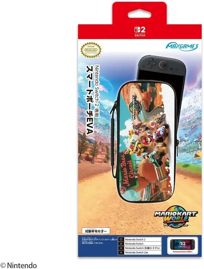 Max Games Switch2-MX Smart EVA Pouch Case - Mario Kart World - 4969123262060