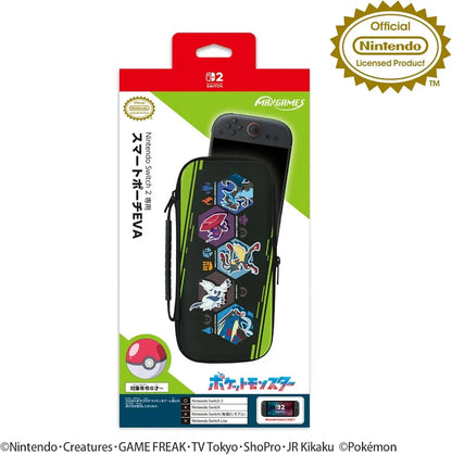 Max Games Switch2-MX Smart EVA Pouch Case - Mega Evolved Pokémon - 4969123261995