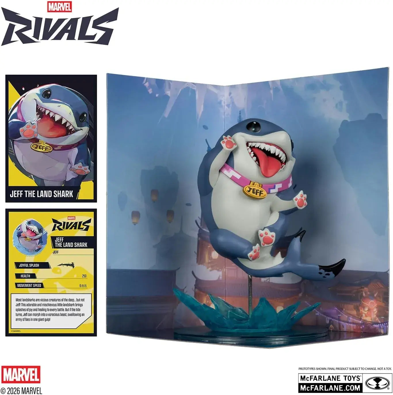 McFarlane Toys Marvel Rival Jeff the Land Shark Figure 1 10 Scale