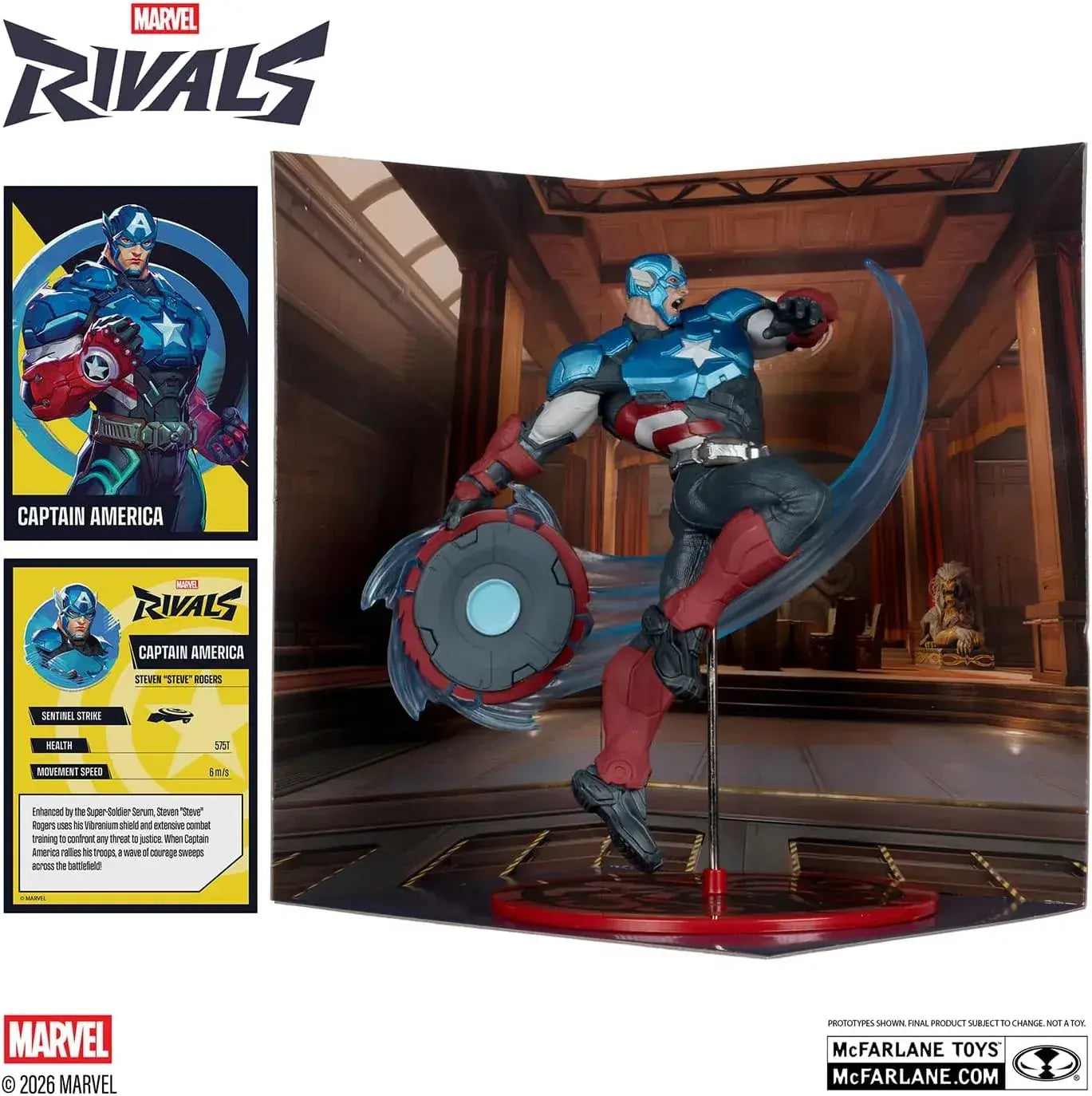 McFarlane Toys Marvel Rivals Captain America 110 Figure