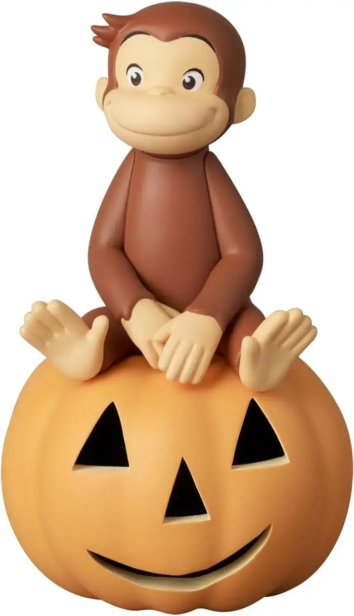 Medicom Curious George Pumpkin Figure UDF No 956 2.8in
