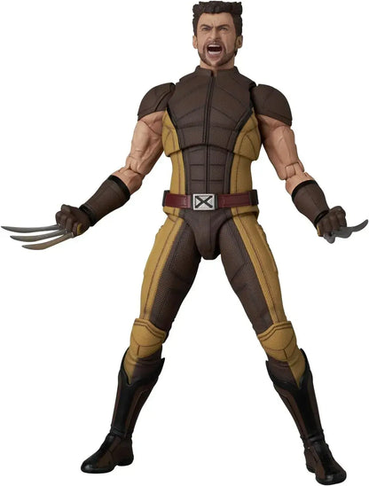 Medicom MAFEX Wolverine Brown Ver Action Figure 6.3in
