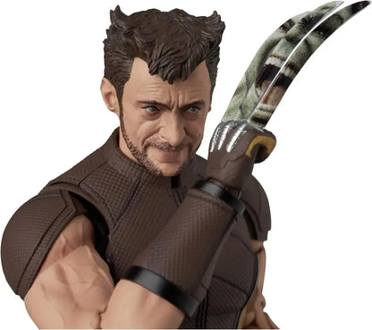 Medicom MAFEX Wolverine Brown Ver Action Figure 6.3in