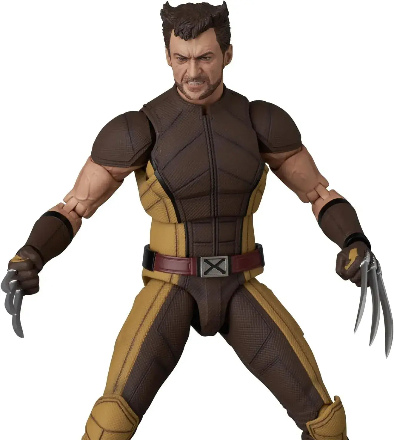 Medicom MAFEX Wolverine Brown Ver Action Figure 6.3in