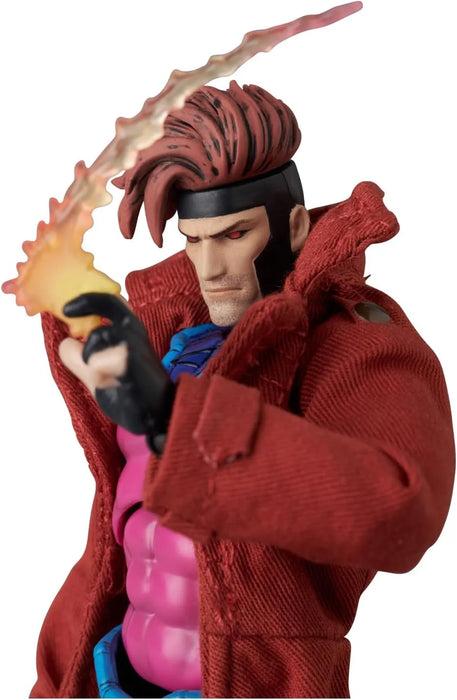MEDICOM TOY MAFEX No 287 Gambit Comic Variant Version Action Figure 6.3 Inches