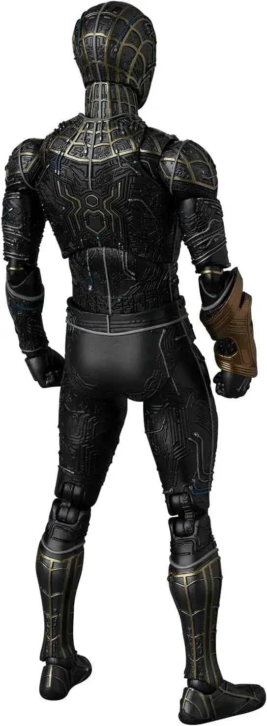 Medicom Toy MAFEX Spider Man Black Gold Suit Figure