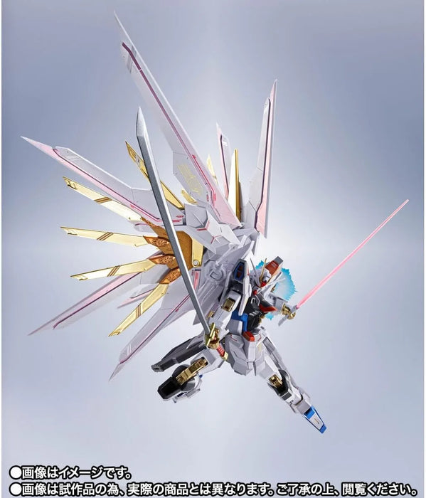 Metal Robot Spirits Mighty Strike Freedom Gundam Final Battle Ver 5.5 Inch Diecast Figure by Bandai
