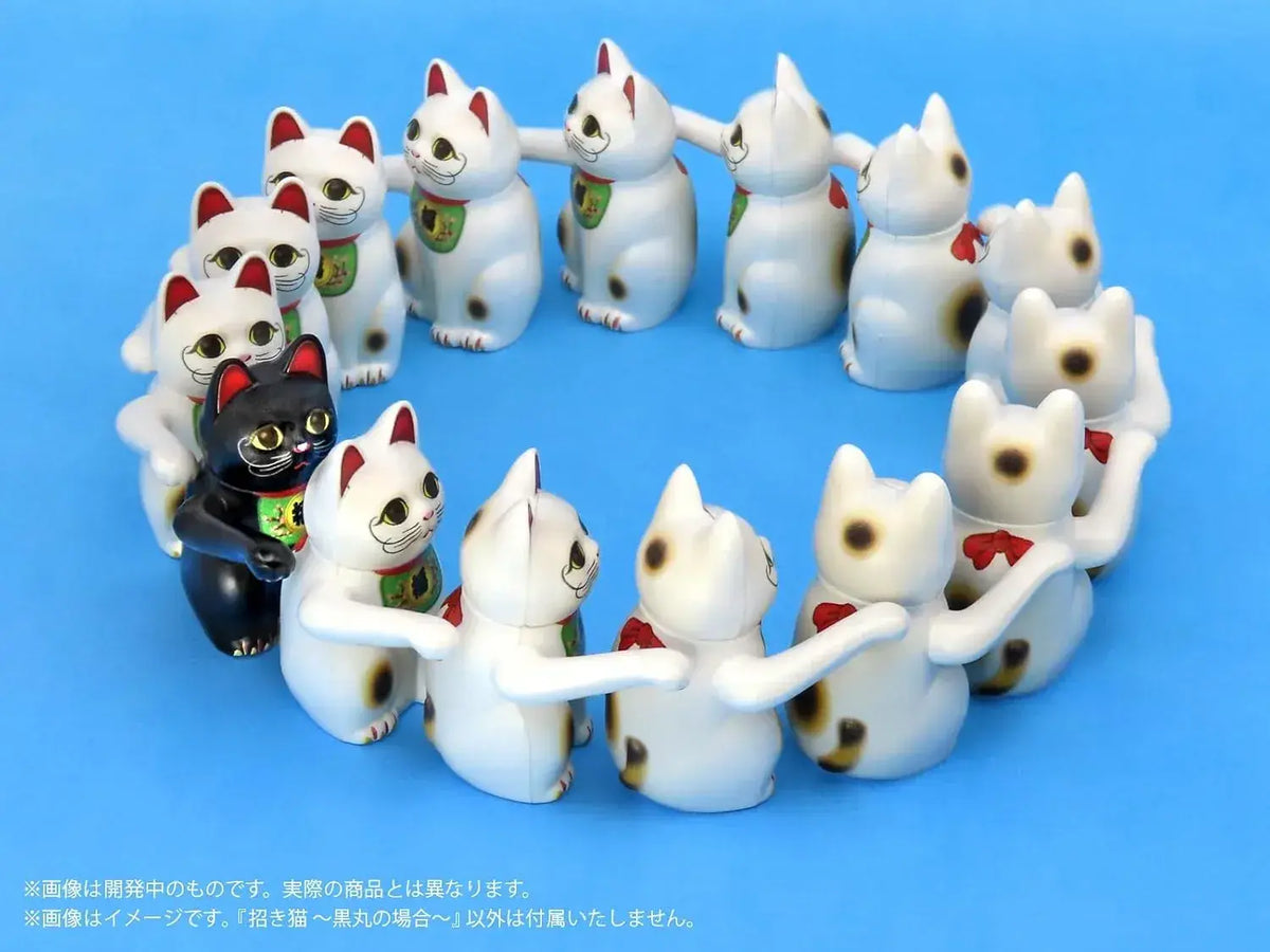 MIC DIY Pripla Maneki Neko Black Maru Plastic Model