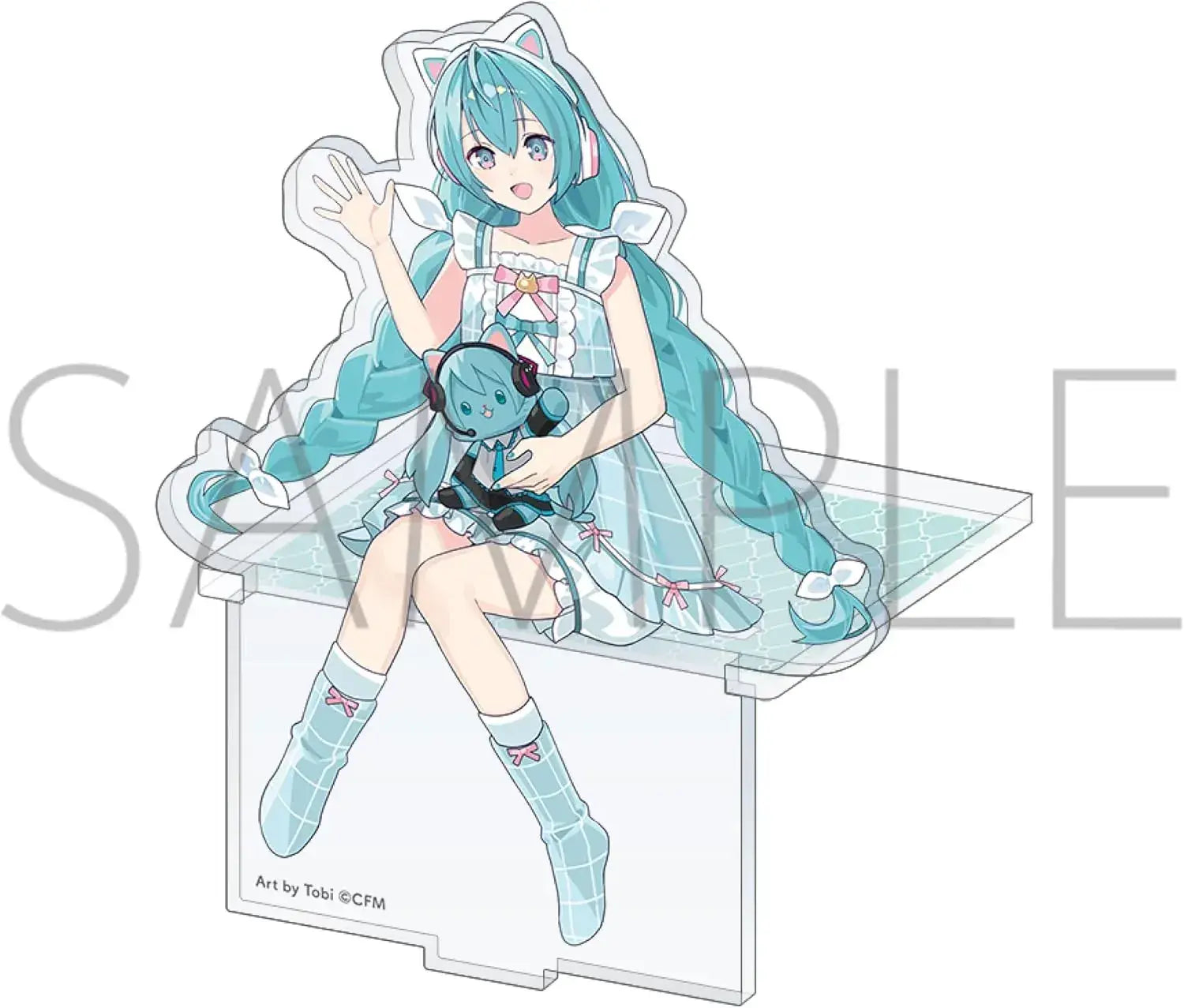 Movic Hatsune Miku with Cat Acrylic Stand
