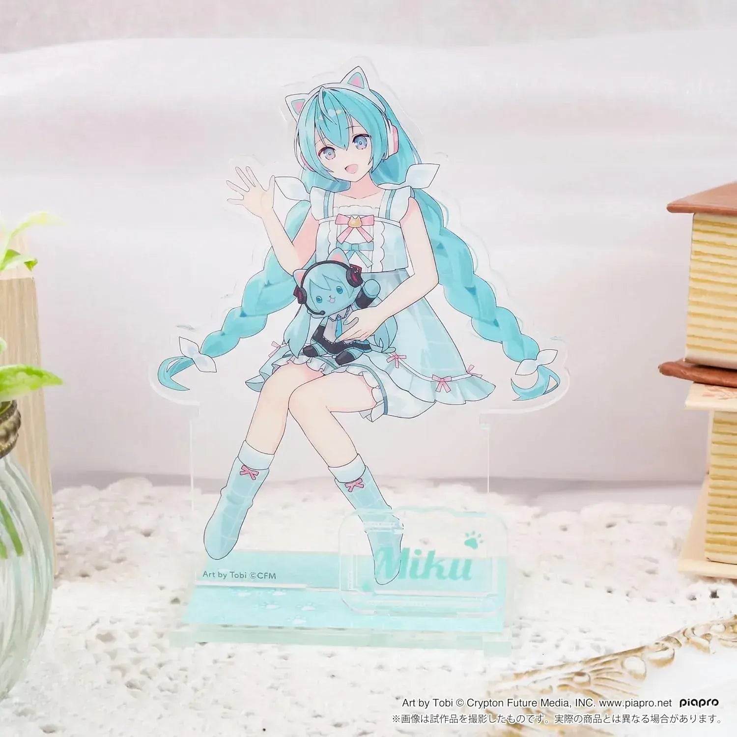 Movic Hatsune Miku with Cat Acrylic Stand