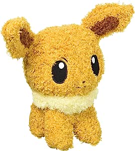 SEKIGUCHI Pokemon Fluffy Plush Doll Eevee